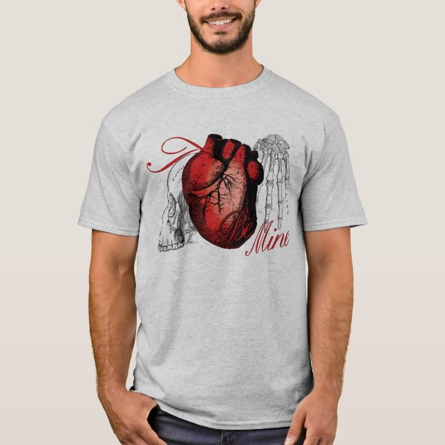 Camiseta Coração Gótico Ser Meu (Frente)