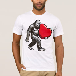 Camiseta Coração Grande Bigfoot