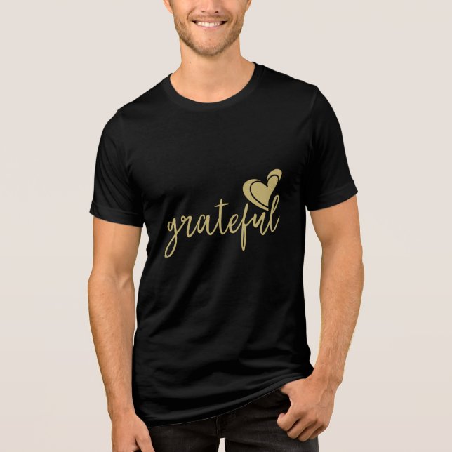 Camiseta coração grato (Frente)