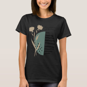 Camiseta Coração Grato Abundância Interior Simplesmente Gra