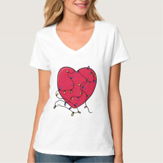 Camiseta Coração iluminado