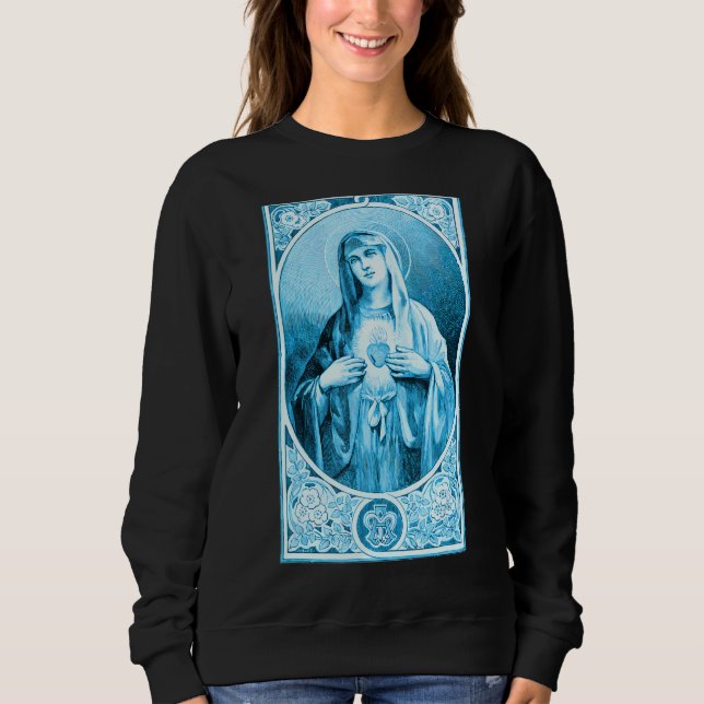 Camiseta Coração Imaculado De Maria Ave Maria Nossa Católic (Frente)