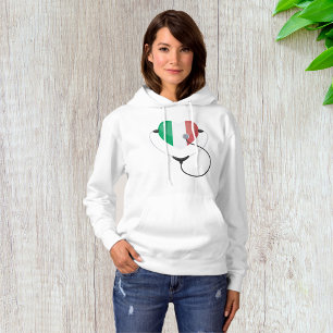 Camiseta Coração Italiano com Estetoscópio de Saúde