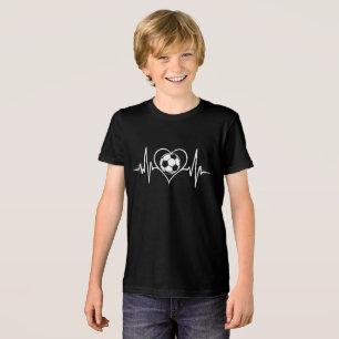 Camiseta Coração Latejante de Futebol Amor