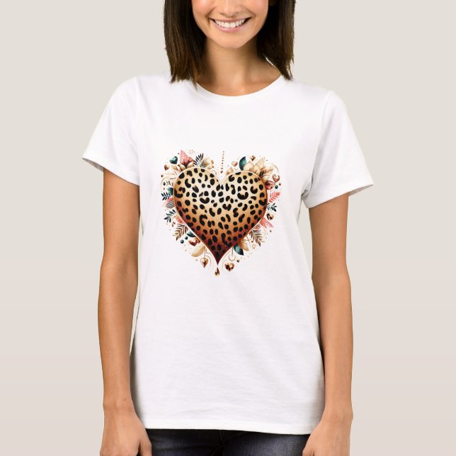 Camiseta Coração lindo  (Frente)