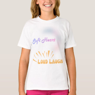 Camiseta Coração Macio, Riso Alto
