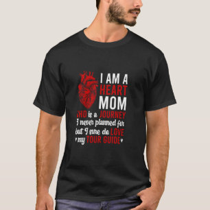 Camiseta Coração Mãe Guerreira CHD Mãe Nascida do Coração C