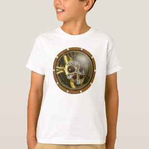 Camiseta Coração mecânico de Steampunk