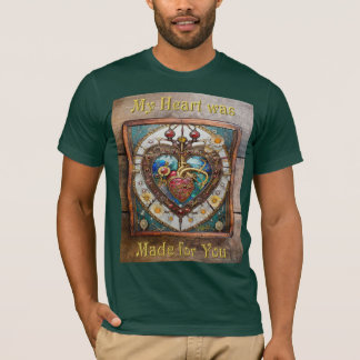 Camiseta Coração Mecânico Série Steampunk Anatômica