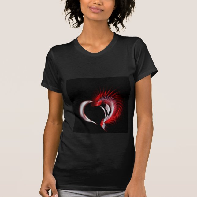Camiseta Coração Metálico (Frente)