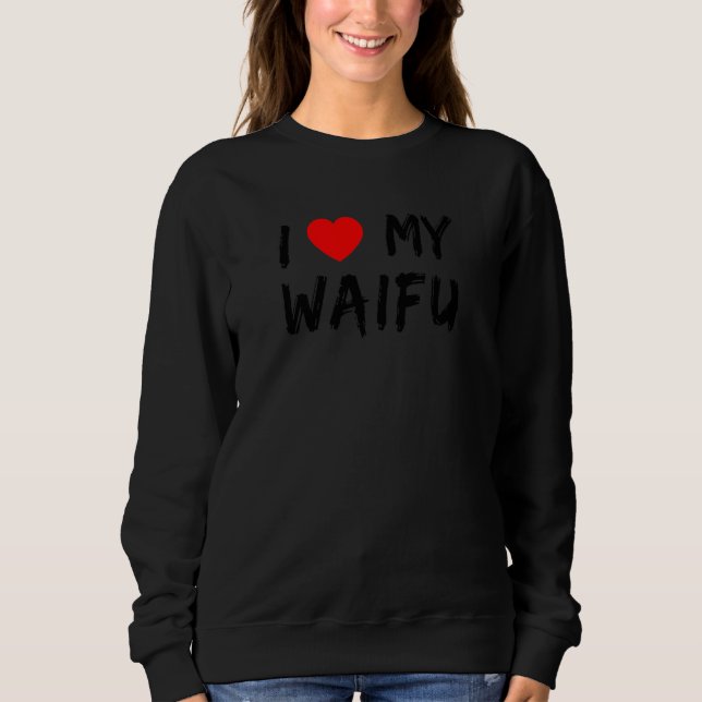 Camiseta Coração Minha Waifu 1 (Frente)