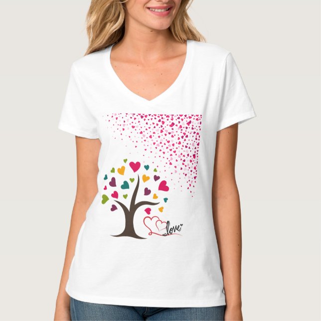 Camiseta "Coração Mínimo - Tee Estético do Amor" (Frente)