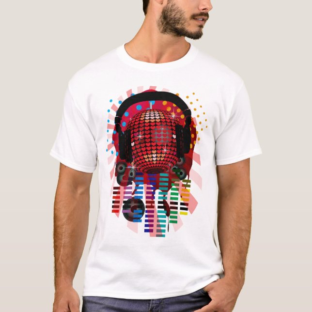 CAMISETA CORAÇÃO MIRRORBALL (Frente)