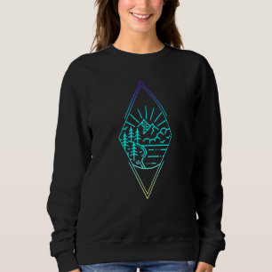 Camiseta Coração Montanhas Hiker