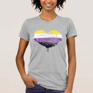CAMISETA CORAÇÃO NÃO BINÁRIA