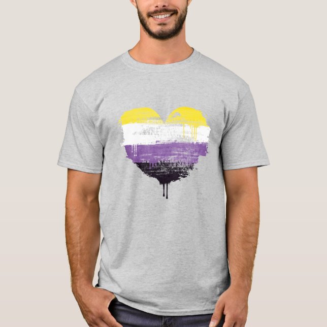 CAMISETA CORAÇÃO NÃO BINÁRIO (Frente)
