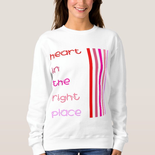 Camiseta Coração no lugar certo (Frente)