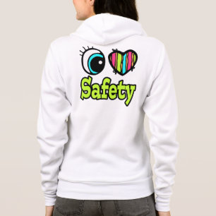 Camiseta Coração Olho Brilhante Adoro Segurança