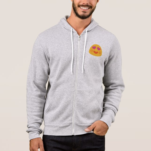 Camiseta Coração Olhos Emoji (Frente)
