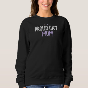 Camiseta Coração Orgulhosa Gato Mamãe Dizendo Piada