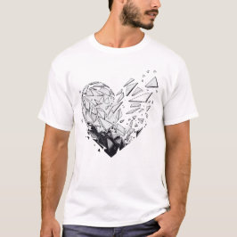 Camiseta Coração Partido