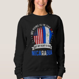 Camiseta Coração Patriota Nicaraguense Americano é da Nicar