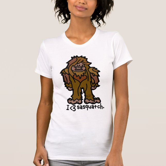 Camiseta coração peludo (Frente)