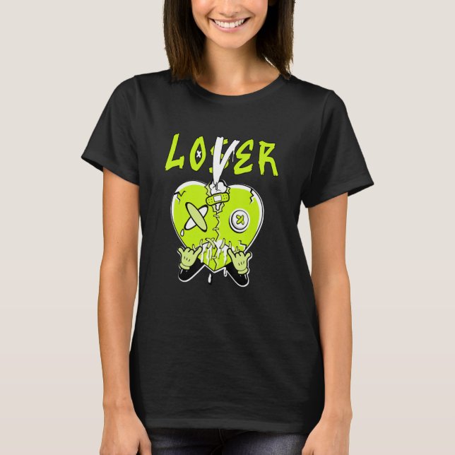 Camiseta Coração Perdedora Subindo Volt Correspondência (Frente)