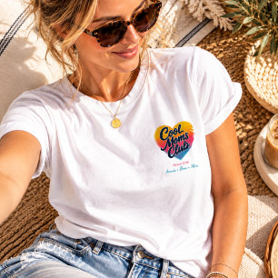 Camiseta Coração personalizado do "Clube das Mães Legais"