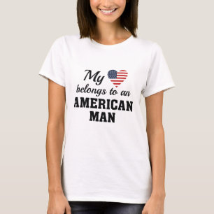 Camiseta Coração Pertence Americano