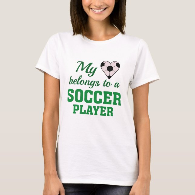 Camiseta Coração Pertence Futebol (Frente)