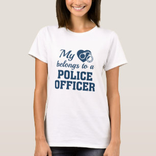 Camiseta Coração Pertence Policial