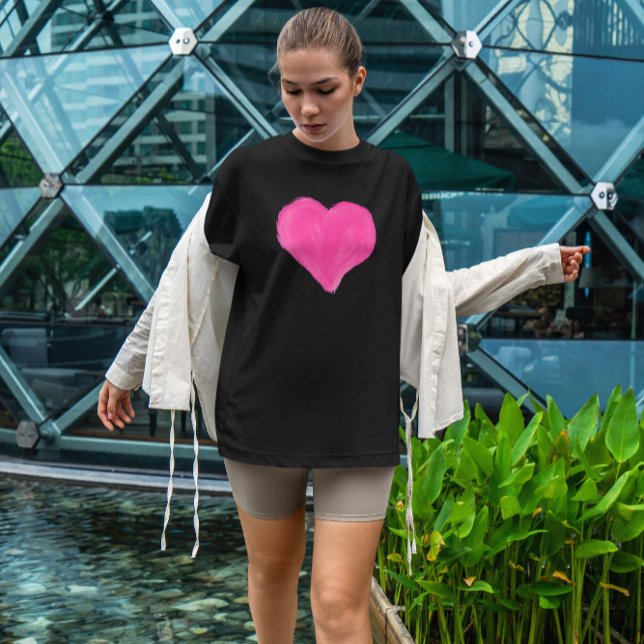 Camiseta Coração Pintado (Criador carregado)