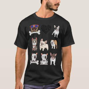 Camiseta Coração Pitbull E Bobes Engraçados