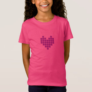 Camiseta Coração pixelado