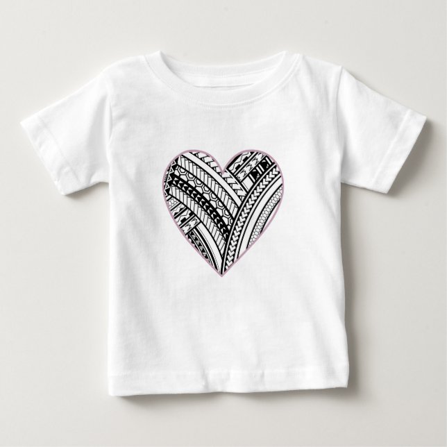 Camiseta Coração Polinésia (Frente)