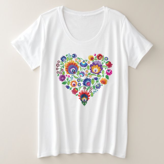 Camiseta Coração popular 💖 novo (Frente do Design)