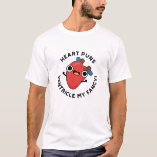 Camiseta Coração Puns Ventrículo Meu Rico Anatomia Engraçad
