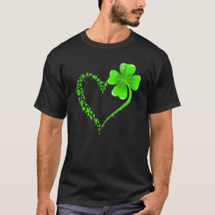 Camiseta Coração Puzzle Trevo Consciência do Autismo Dia de