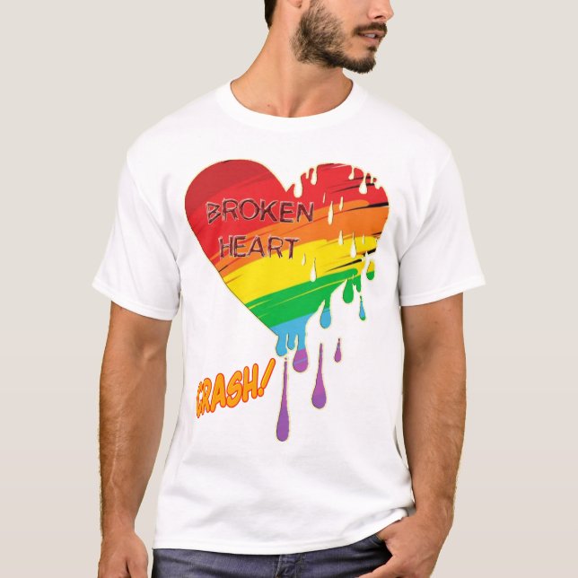 Camiseta Coração quebrado (Frente)