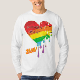 Camiseta Coração quebrado