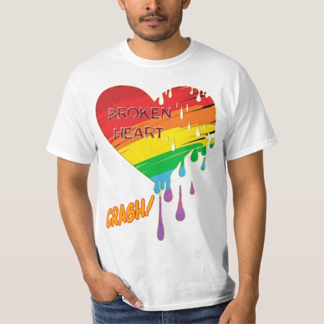 Camiseta Coração quebrado (Frente)