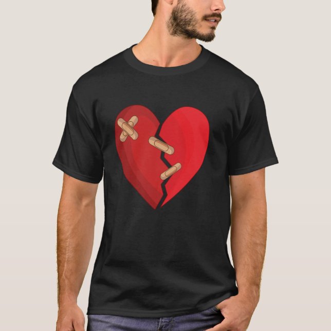 Camiseta Coração Quebrado Single Coração Partido C (Frente)