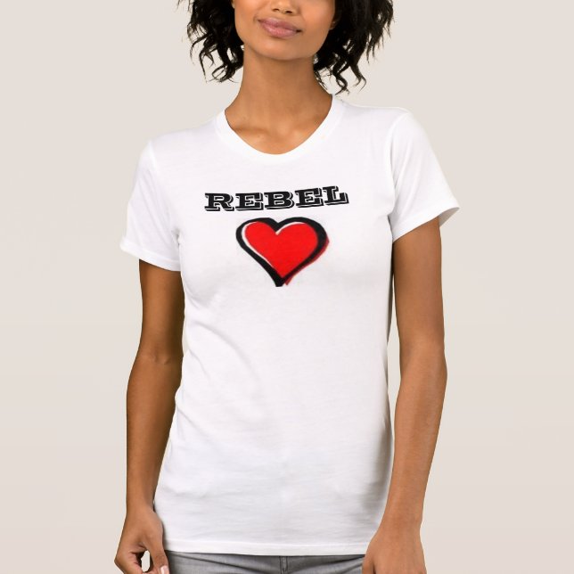 Camiseta Coração rebelde (Frente)