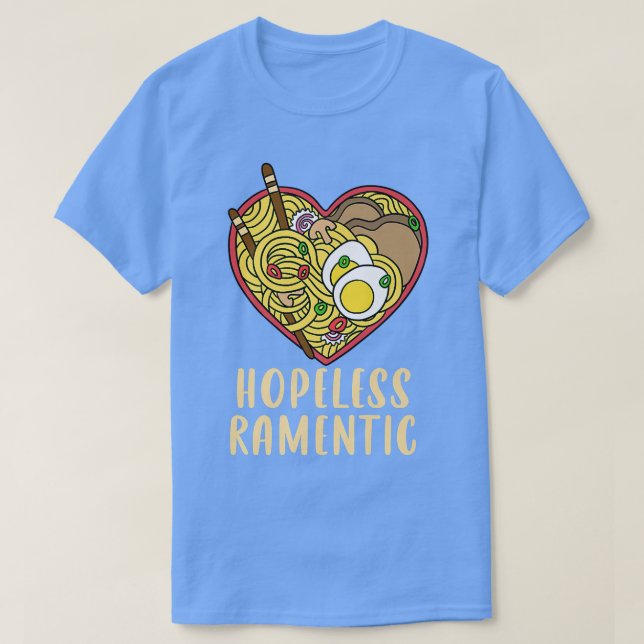 Camiseta Coração Rebelde Sem Fio Ramen175 (Frente do Design)