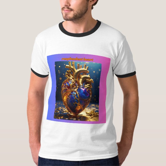 Camiseta coração resplendor (Frente)