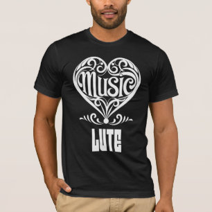 Camiseta Coração rolável elegante para os amantes de Luta