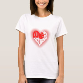 Camiseta Coração Romântico do Dia dos Namorados - Valentine