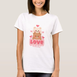 Camiseta Coração Romântico do Dia dos Namorados - Valentine