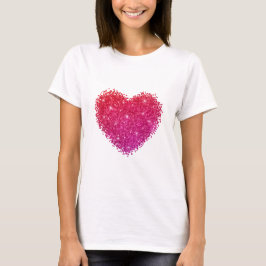 Camiseta Coração Romântico do Dia dos Namorados - Valentine